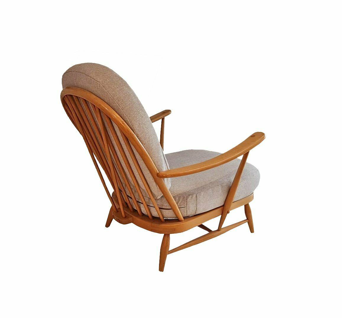 Midcentury Ercol Armchair Model 203 Newly Upholstered photo furniture