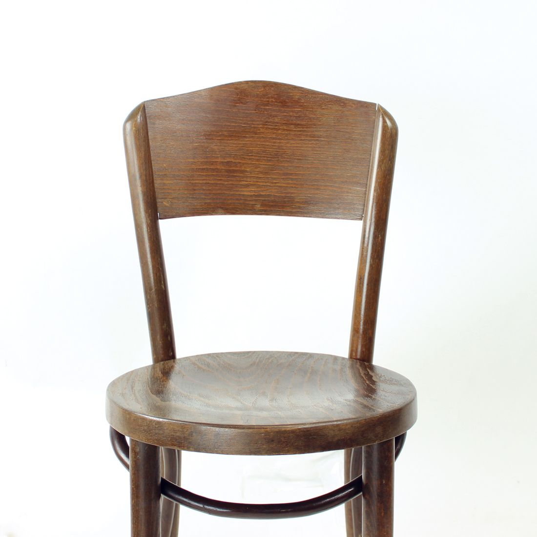 Thonet Bentwood Bistro Chair, Czechoslovakia 1940s photo vintage