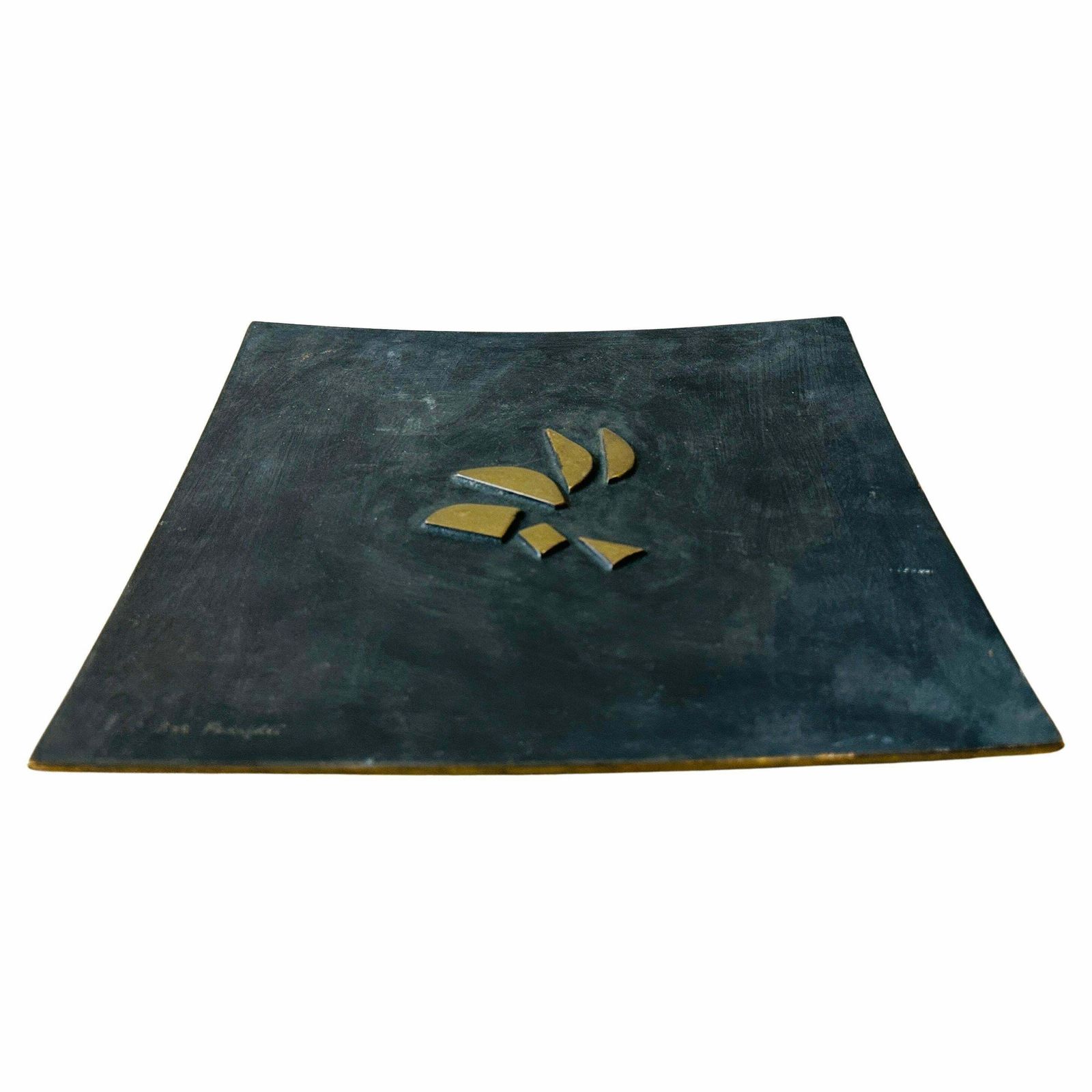 1970s Modernist Sculptural Bronze Centerpiece By Esa Fedrigolli For Esart