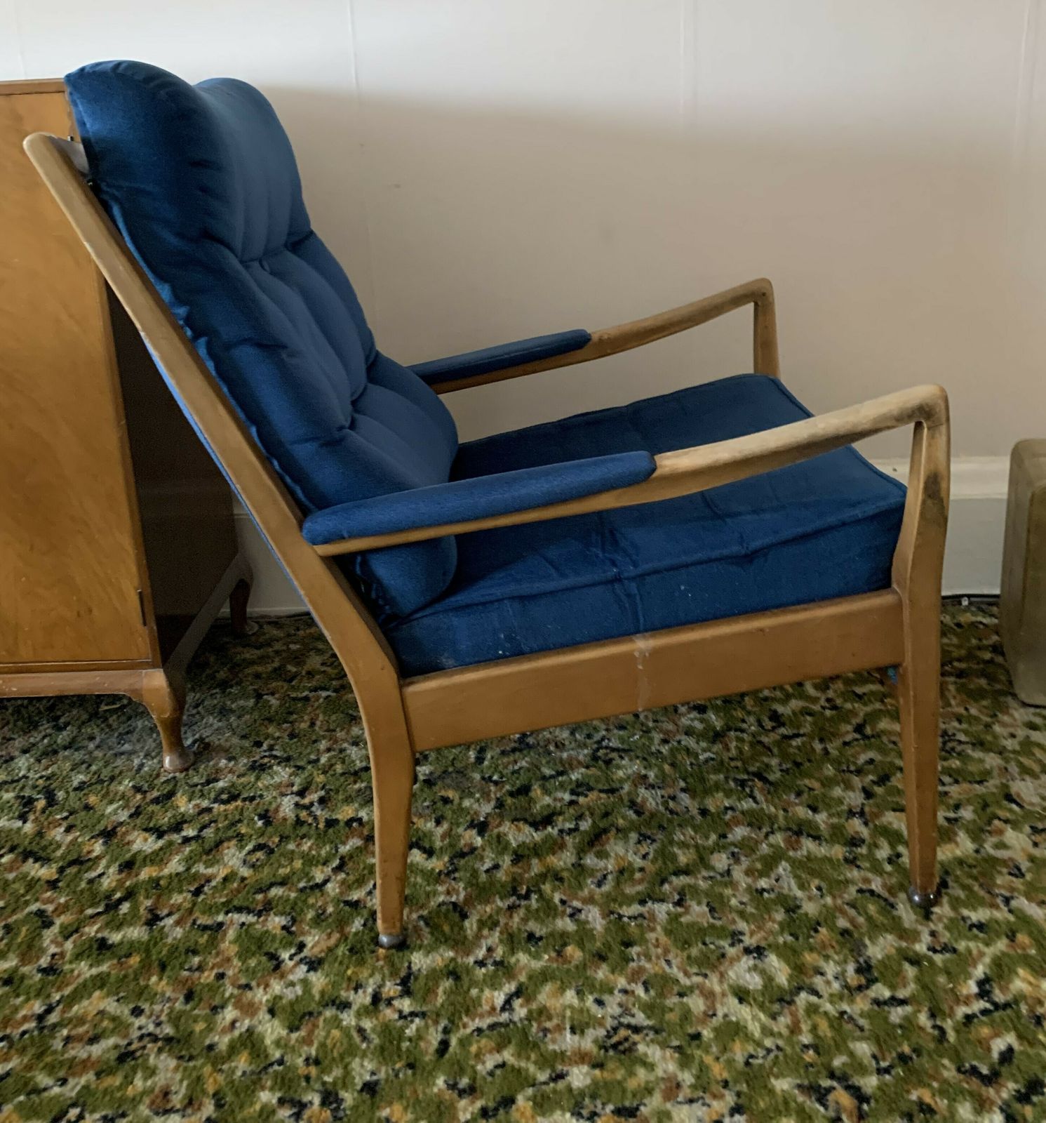 2 X Cintique Armchairs With Refurbished Seat & Back Cushions photo for sale