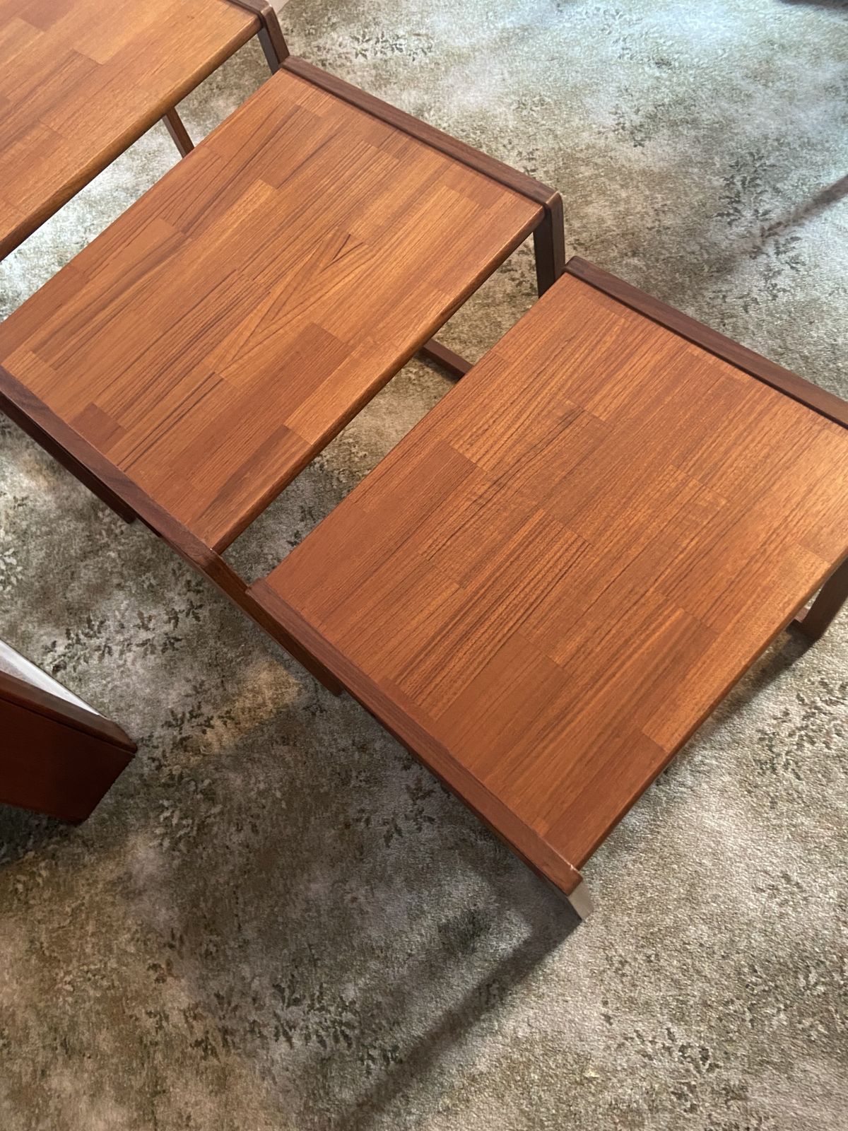 G Plan Parguetry Top Nested Tables photo 175.0