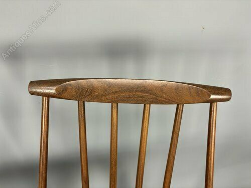 Set Of Six Danish Folke Palsson Chairs 1960s photo for sale