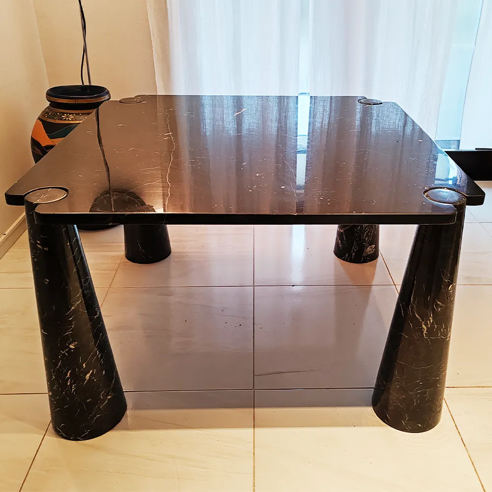 Astonishing Original Eros Marble Table By Angelo Mangiarotti   Not A Replica   1970s