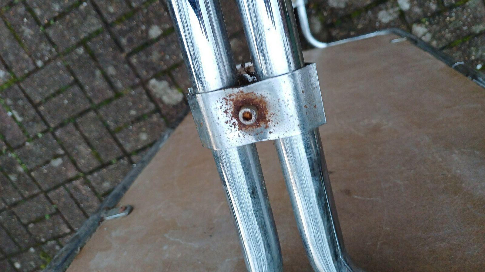 Wow! Zany Superb Vintage Retro 70's Chrome Coffee Table. photo vintage