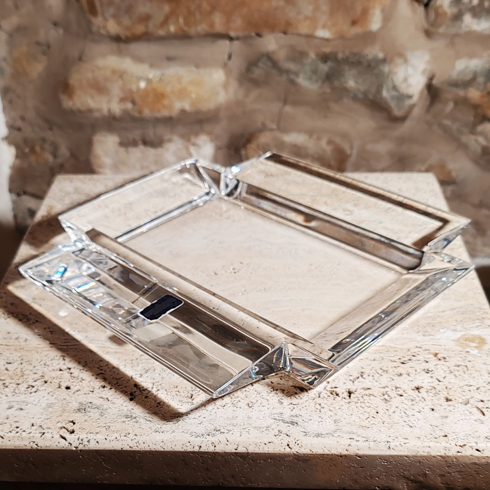 Ashtray Or Catch All In Crystal By Laura Griziotti For Arnolfo Di Cambio   1970s photo Home Decor