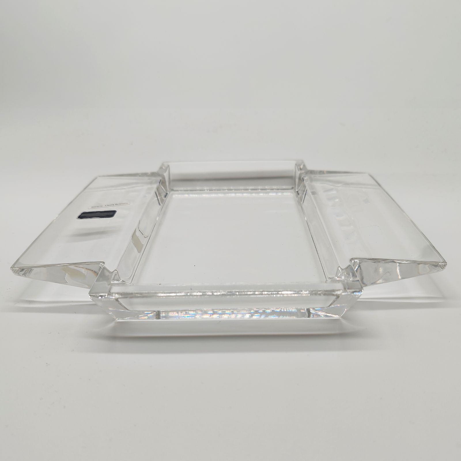 Ashtray Or Catch All In Crystal By Laura Griziotti For Arnolfo Di Cambio   1970s photo vinterior