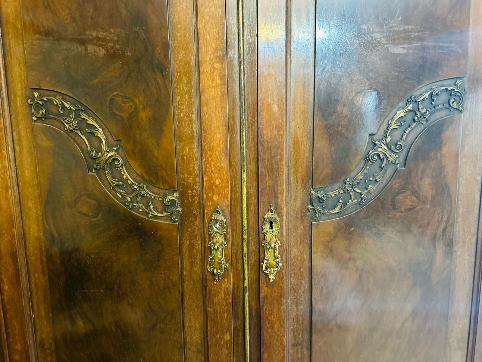 19th Century Northern Italian Walnut Wardrobe photo Furniture