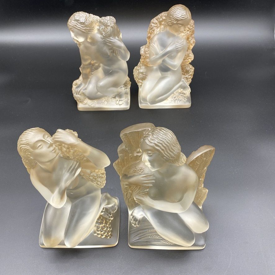 Four  Seasons  Statuettes By R.Lalique photo furniture