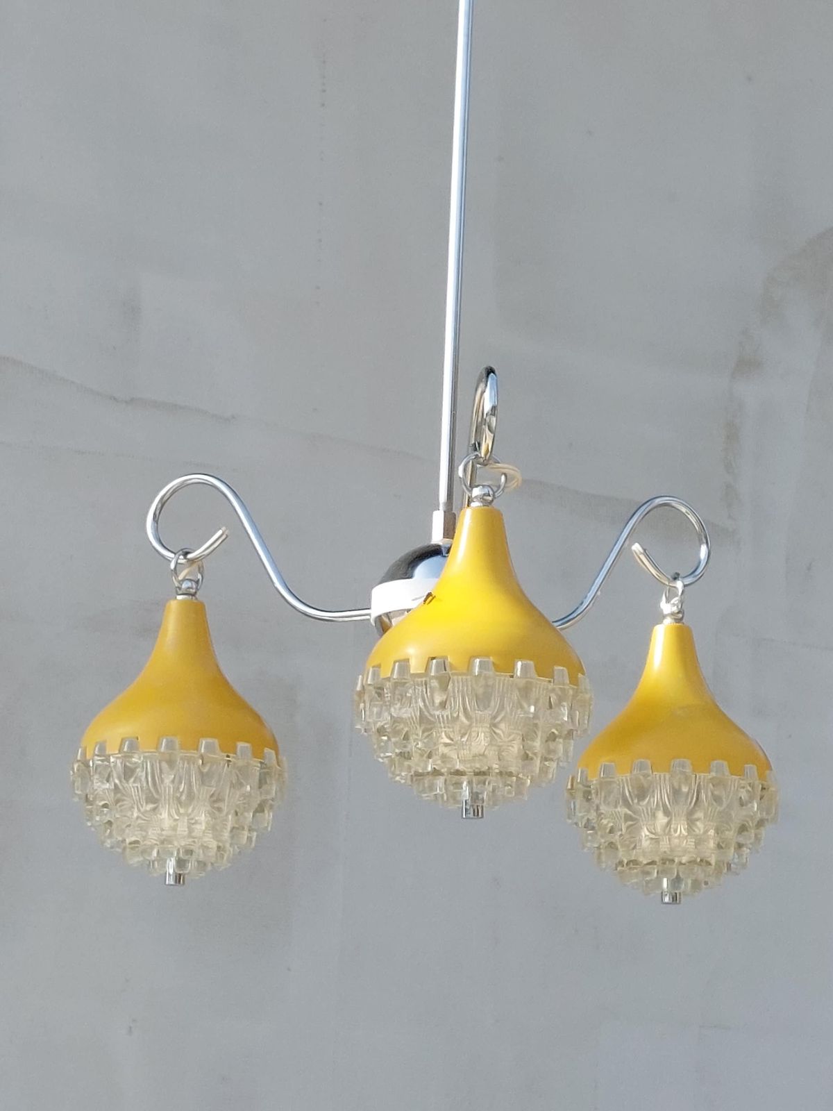 Retro Pendant Lamp /Retro Ceiling Light/Space Age Pendant Lamp/Space Age Chandelier/Mcm Pendant Lamp/Vintage Chandelier/Pineapple Shape/70's photo Lighting