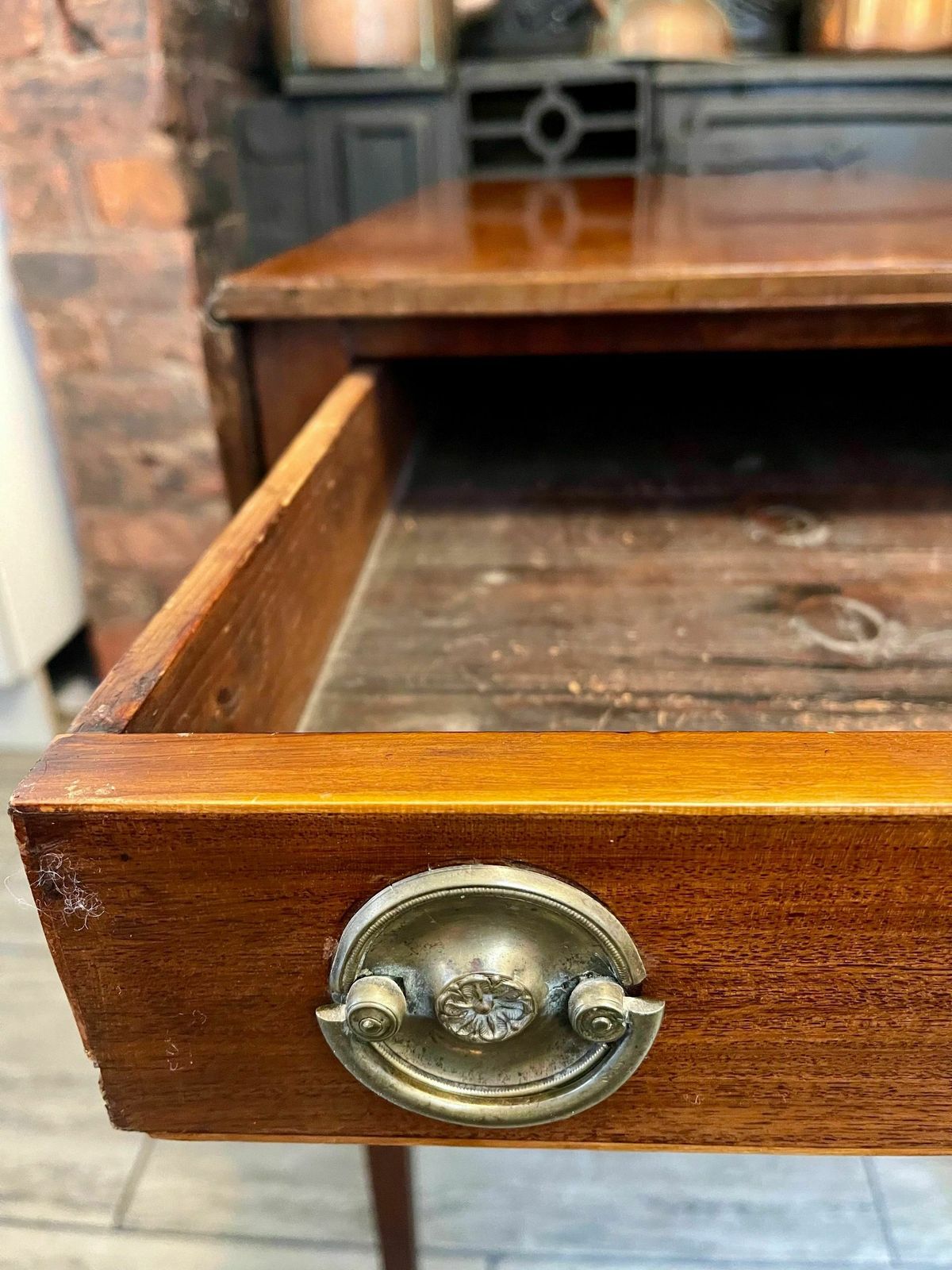 photo for sale Antique George III Mahogany Inlaid Pembroke Table
