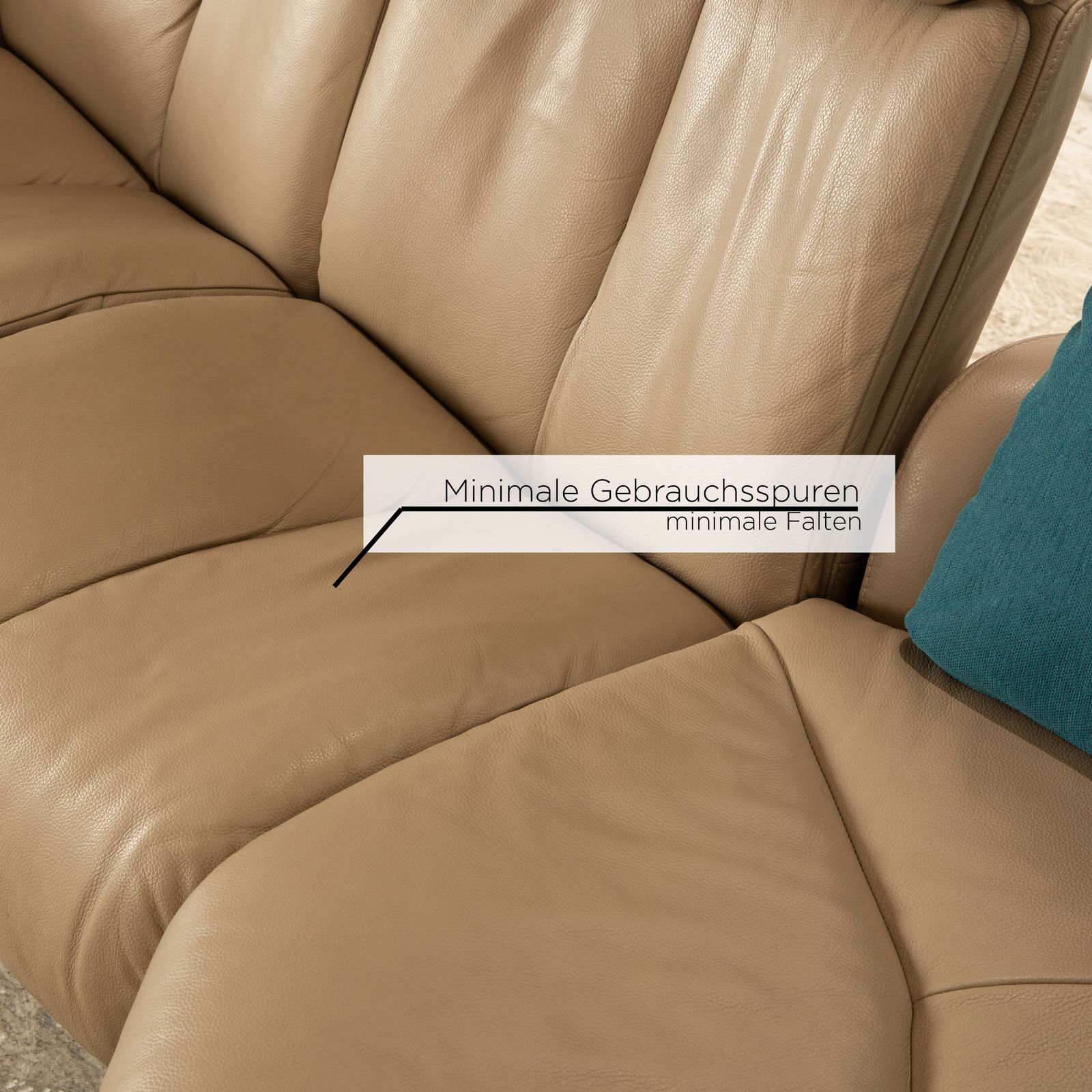 Stressless Legend Leren Hoekbank Bruin Beige Handmatige Functie photo Meubels