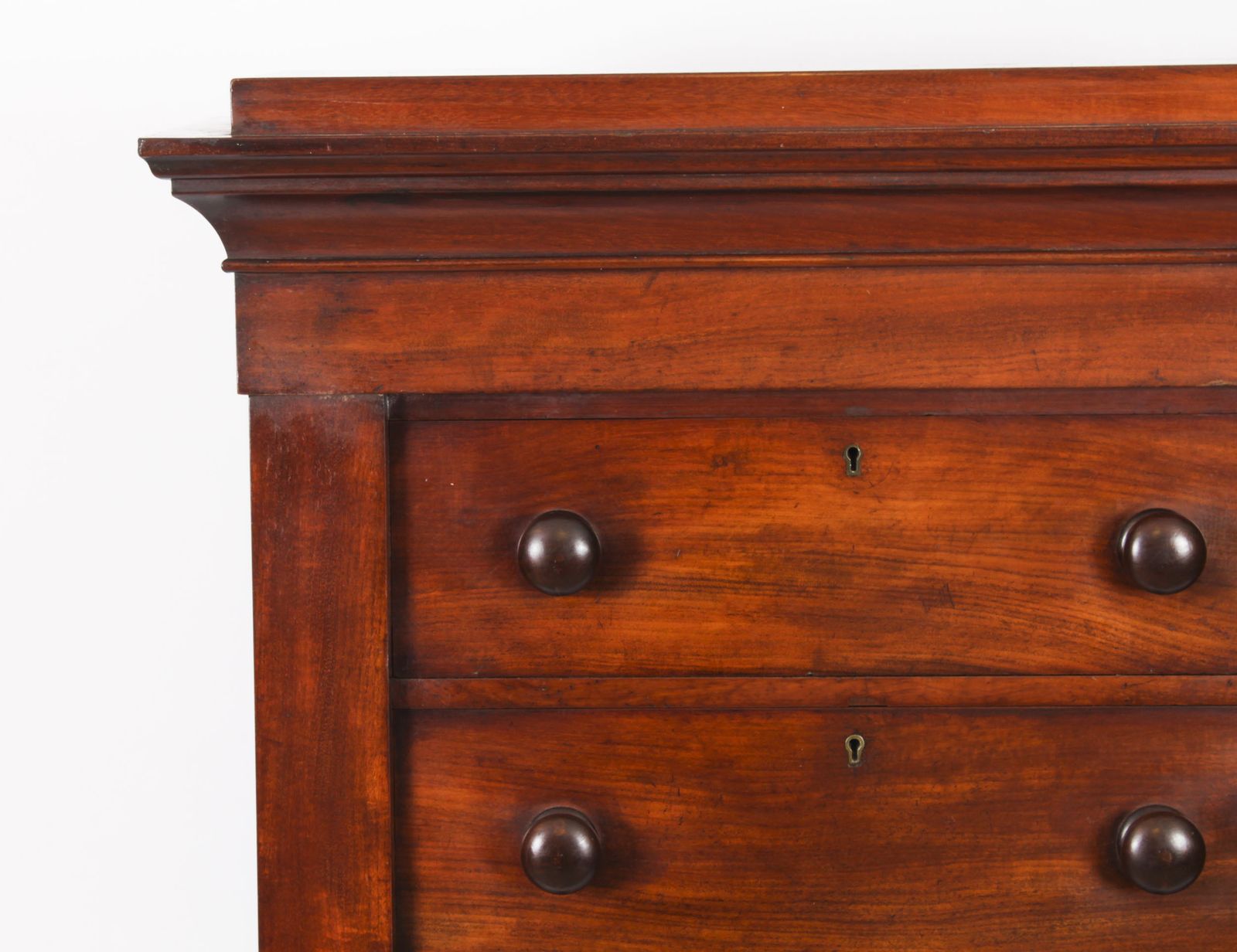 Antique George IV Mahogany  Wellington Chest  C1830 19th Century photo 2900.0