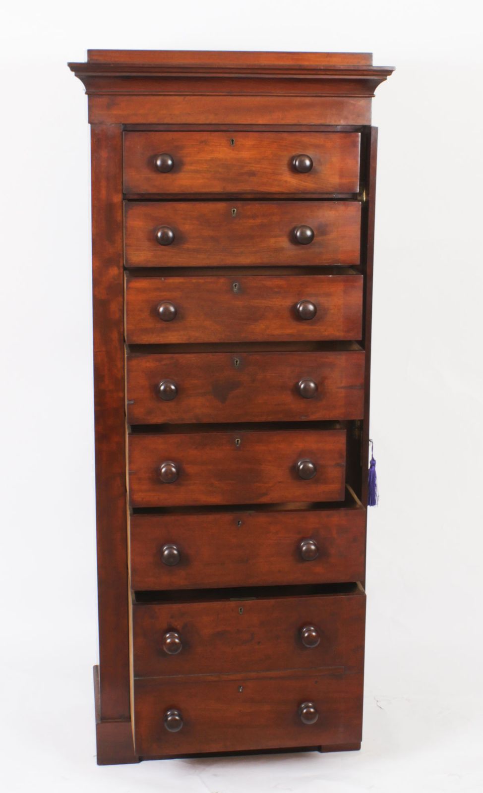 photo for sale Antique George IV Mahogany  Wellington Chest  C1830 19th Century