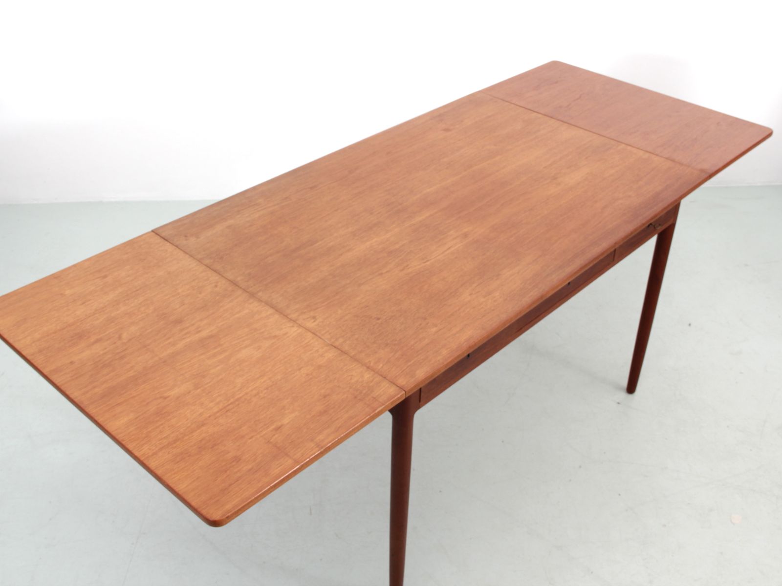 Mid Modern Danish Standing Desk In Teak Hans Wegner Style photo furniture