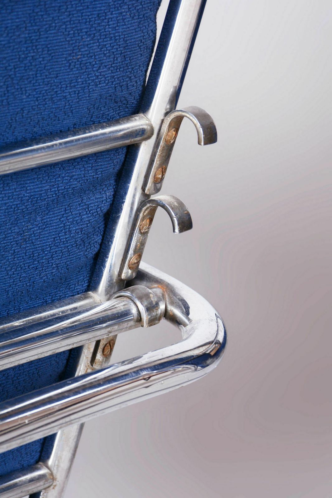 5350.0 Original Bauhaus Pair Of Armchairs, Chrome Plated Steel, Switzerland, 1930s photo