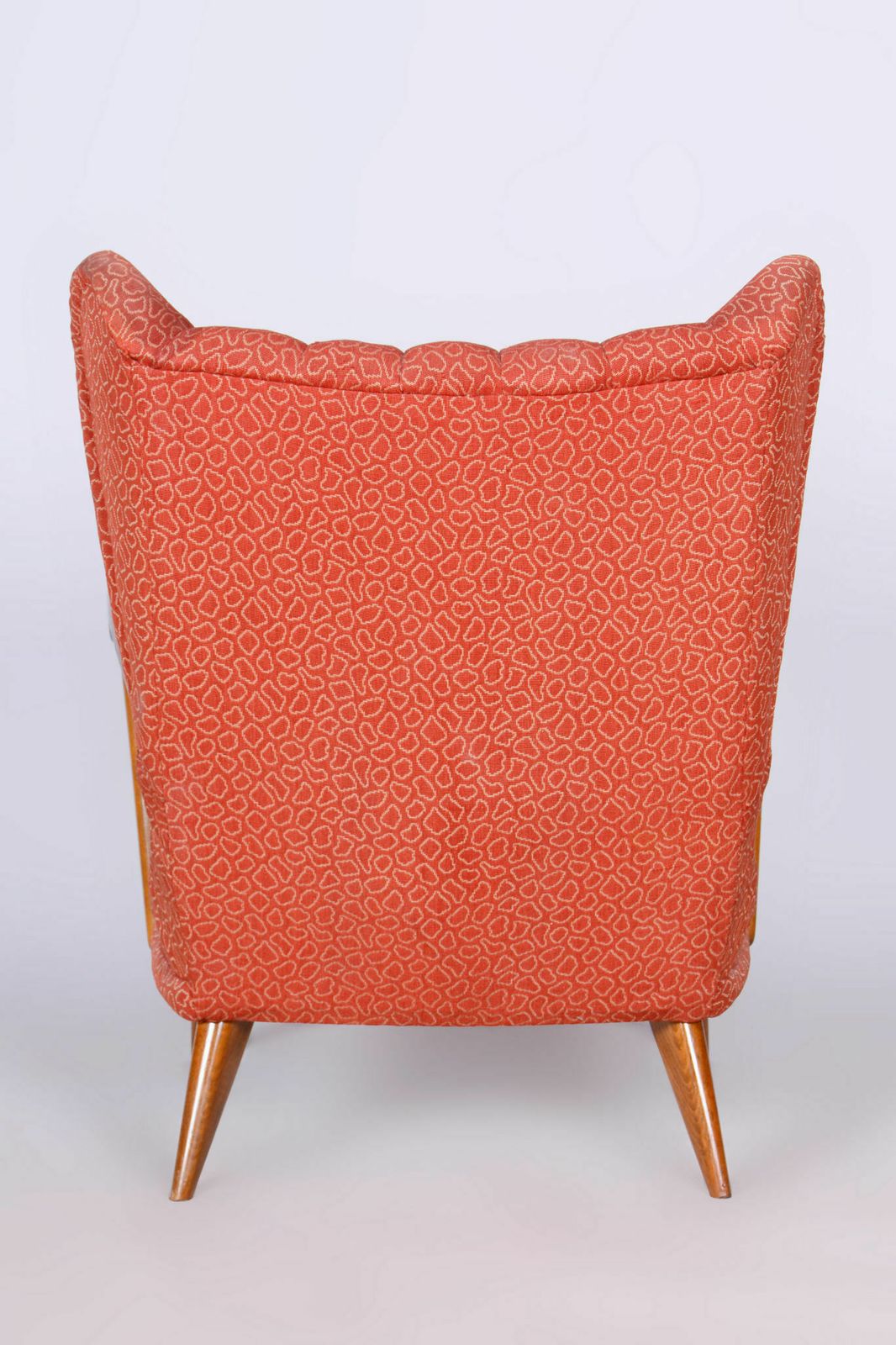 photo furniture Restored Art Deco Wingchair, By Jan Vaněk, Beech, Czech, 1930s