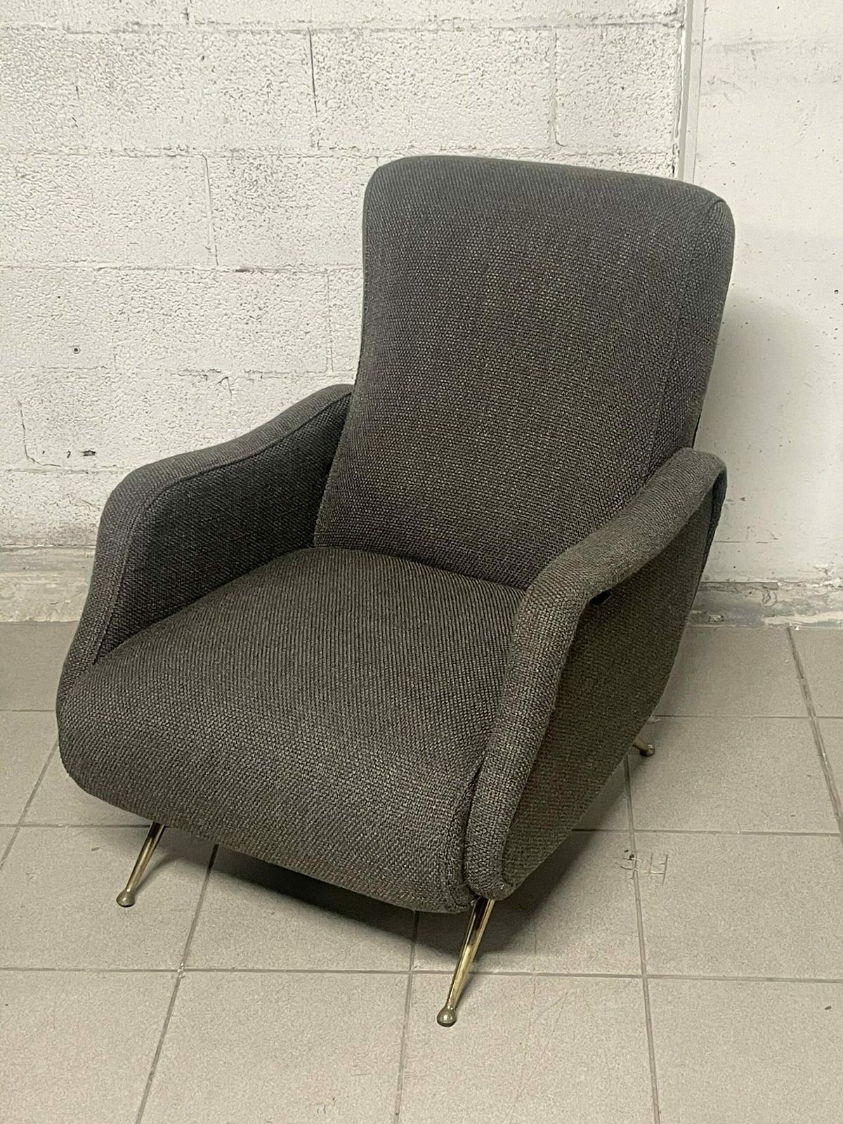 Pair Of Reclining Armchairs From The 1950s