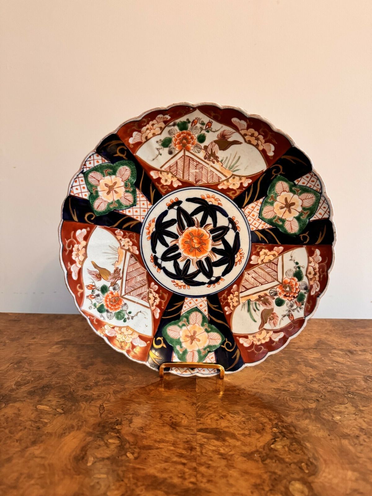 Lovely Antique Japanese Imari Plate photo furniture