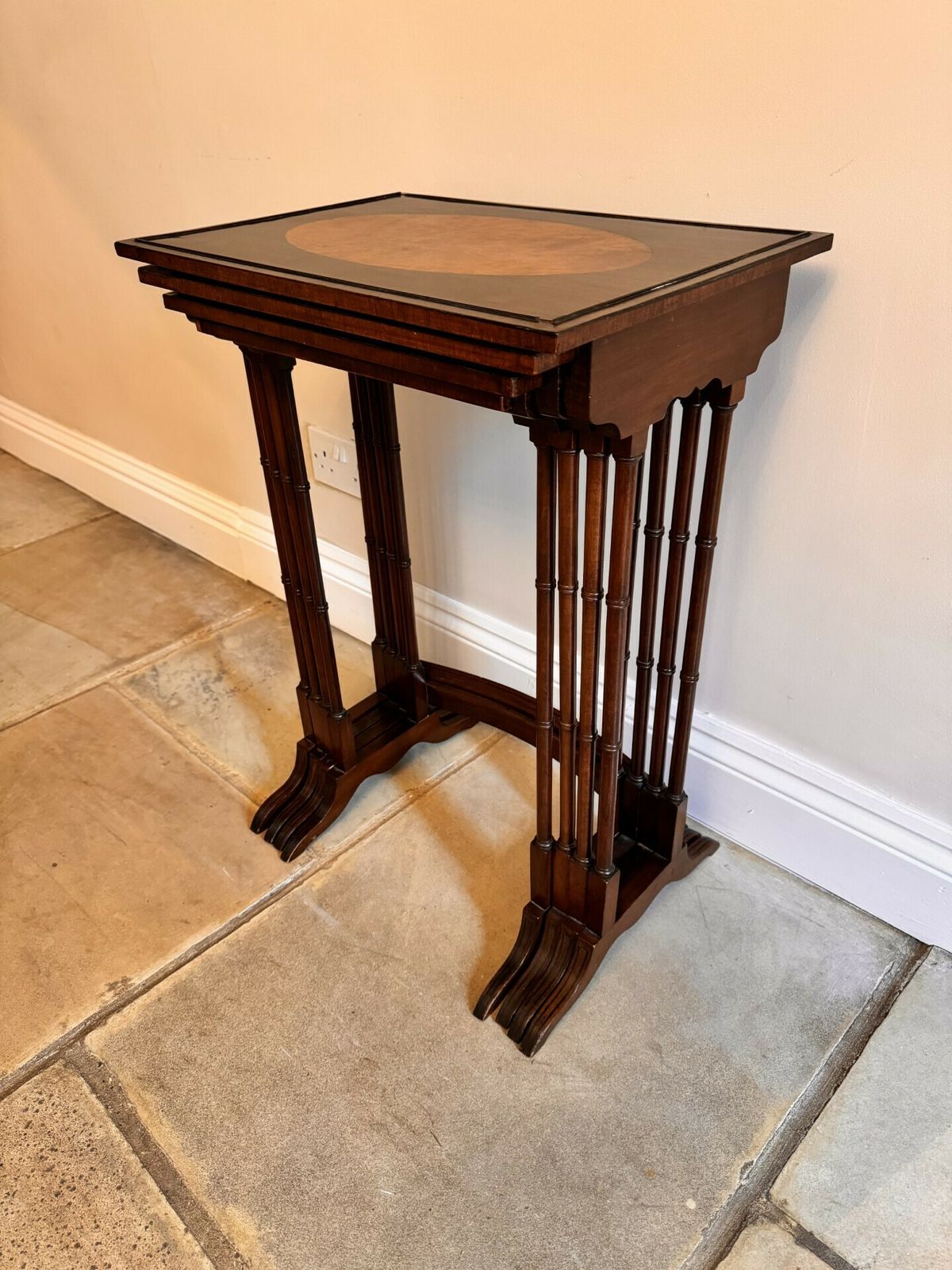 Quality Set Of Antique Nest Of Four Tables photo 1085.0