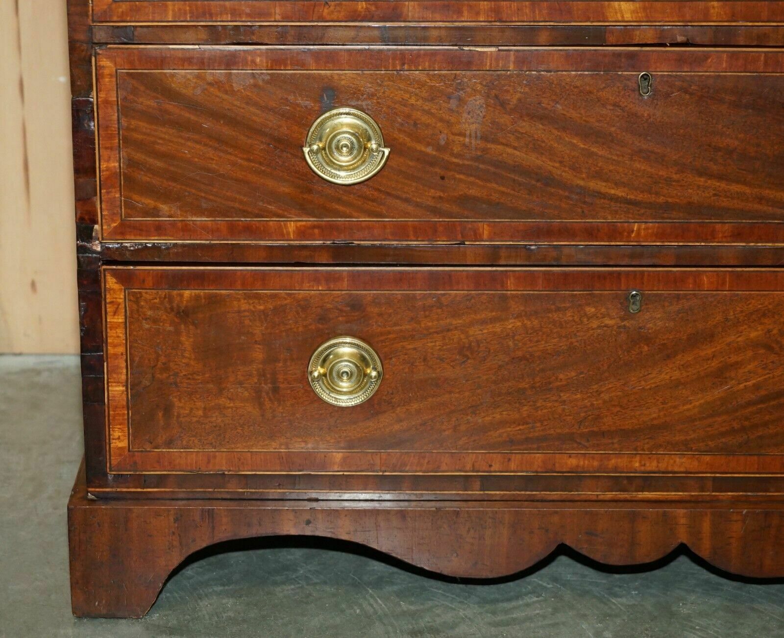 Antique George III Bachelors Chest Of Drawers Attributed To Gillows Of Lancaster photo 4950.0