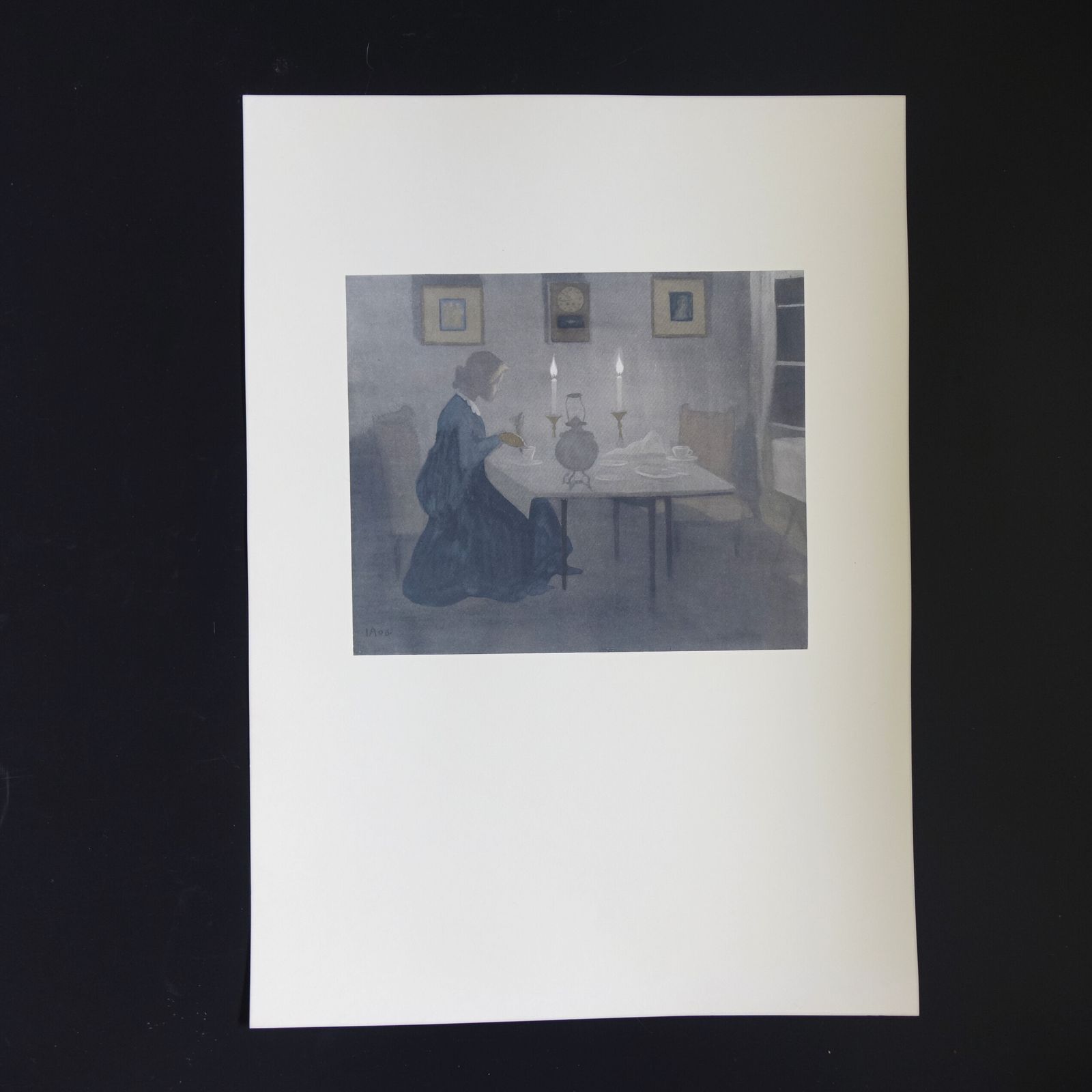 "Thebordet". Vintage Poster By Ivar Arosenius. Painted Between 1906 1908 photo for sale