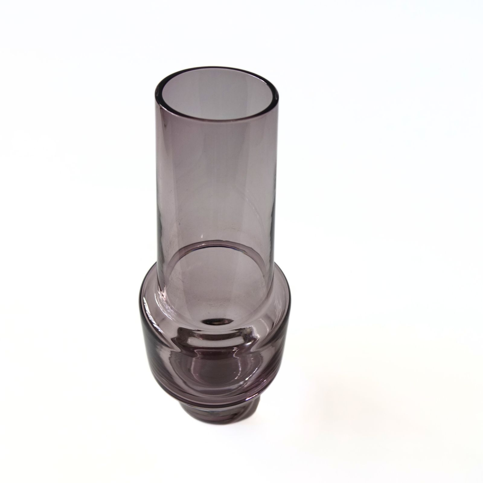 Large Vintage Purple Glas Vase "Rocket" From Sea Glasbruk Designed By Inge S Son photo Home Decor