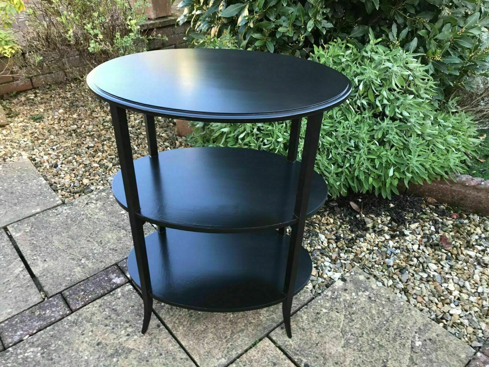 Lovely Antique 3 Tier Mahogany Etagere / Display / Occasional Table Circa 1900