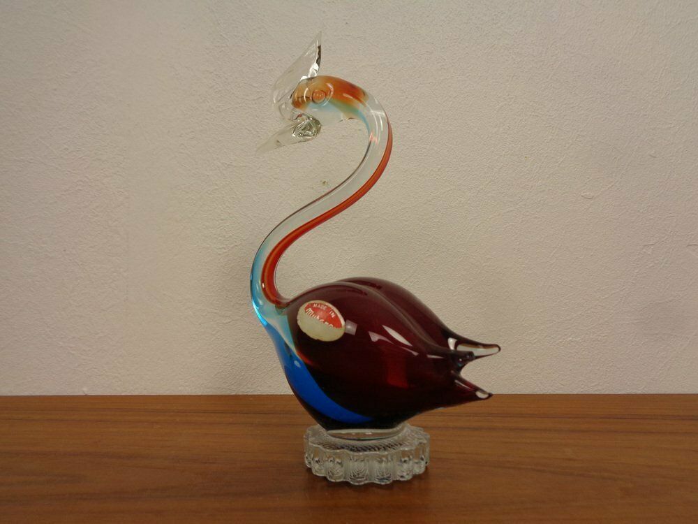 photo vintage Murano Glass Duck & Swan, Italy, 1960s, Set Of 2