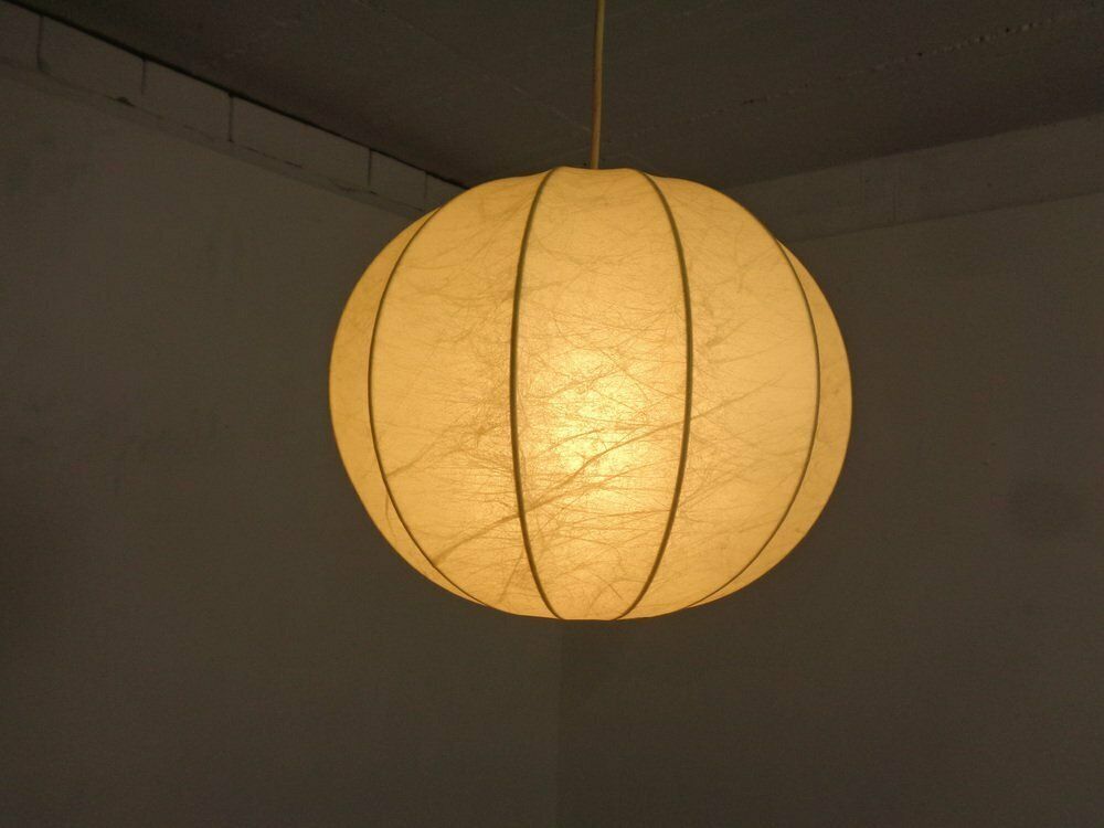 Cocoon Pendant Lamp From Friedel Wauer For Goldkant, Germany, 1960s photo 726.0