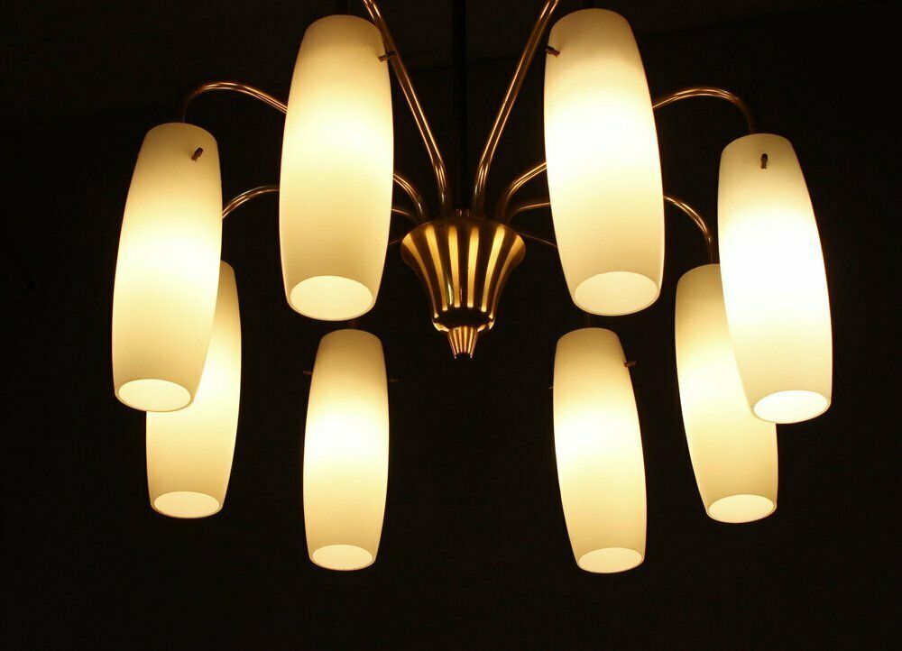 Brass Pendant Light, Austria, 1960s photo for sale