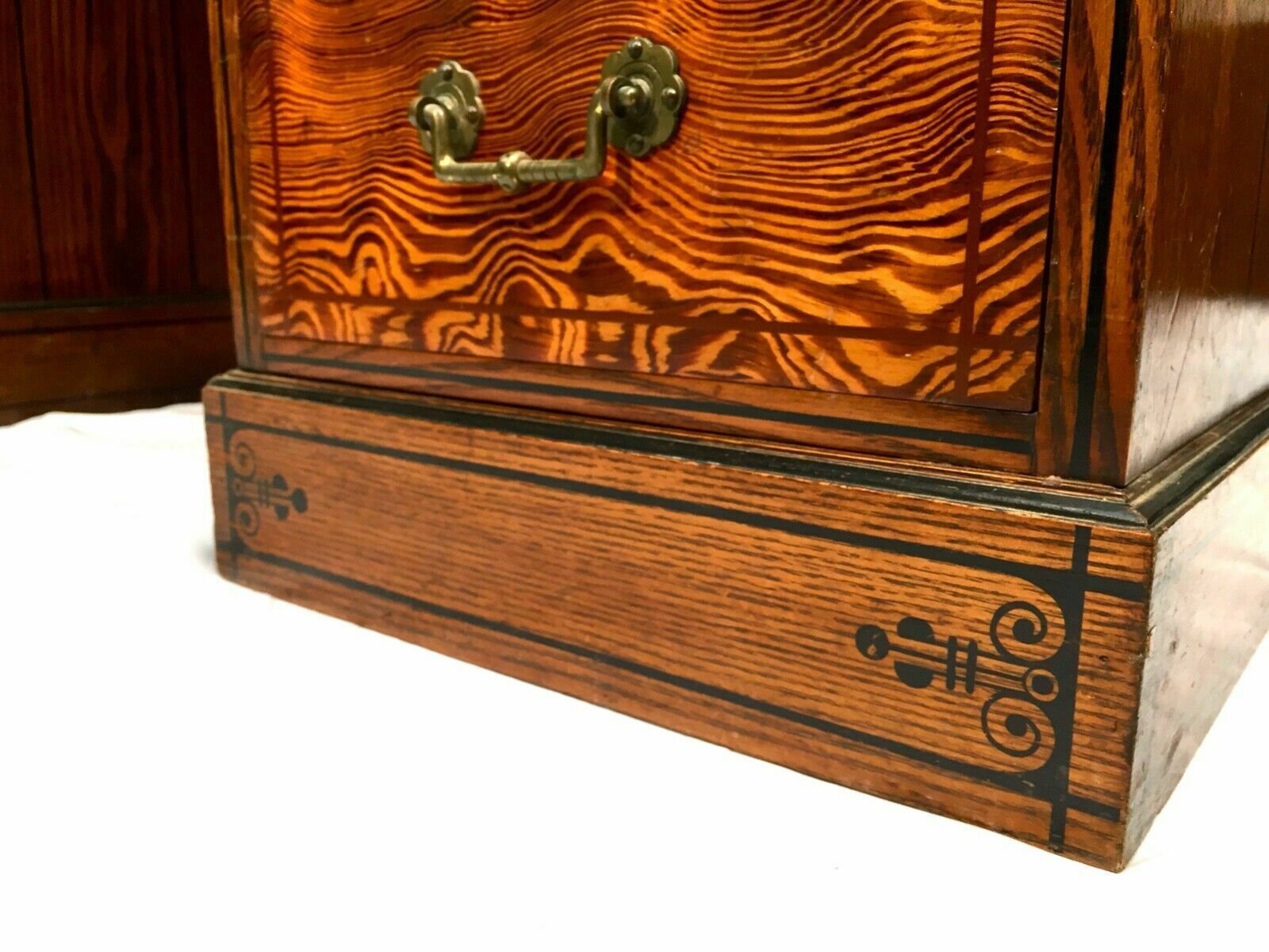 Antique Victorian Pedestal Desk By Gillows Of Lancaster Aesthetic Movement C1890 photo 1500.0