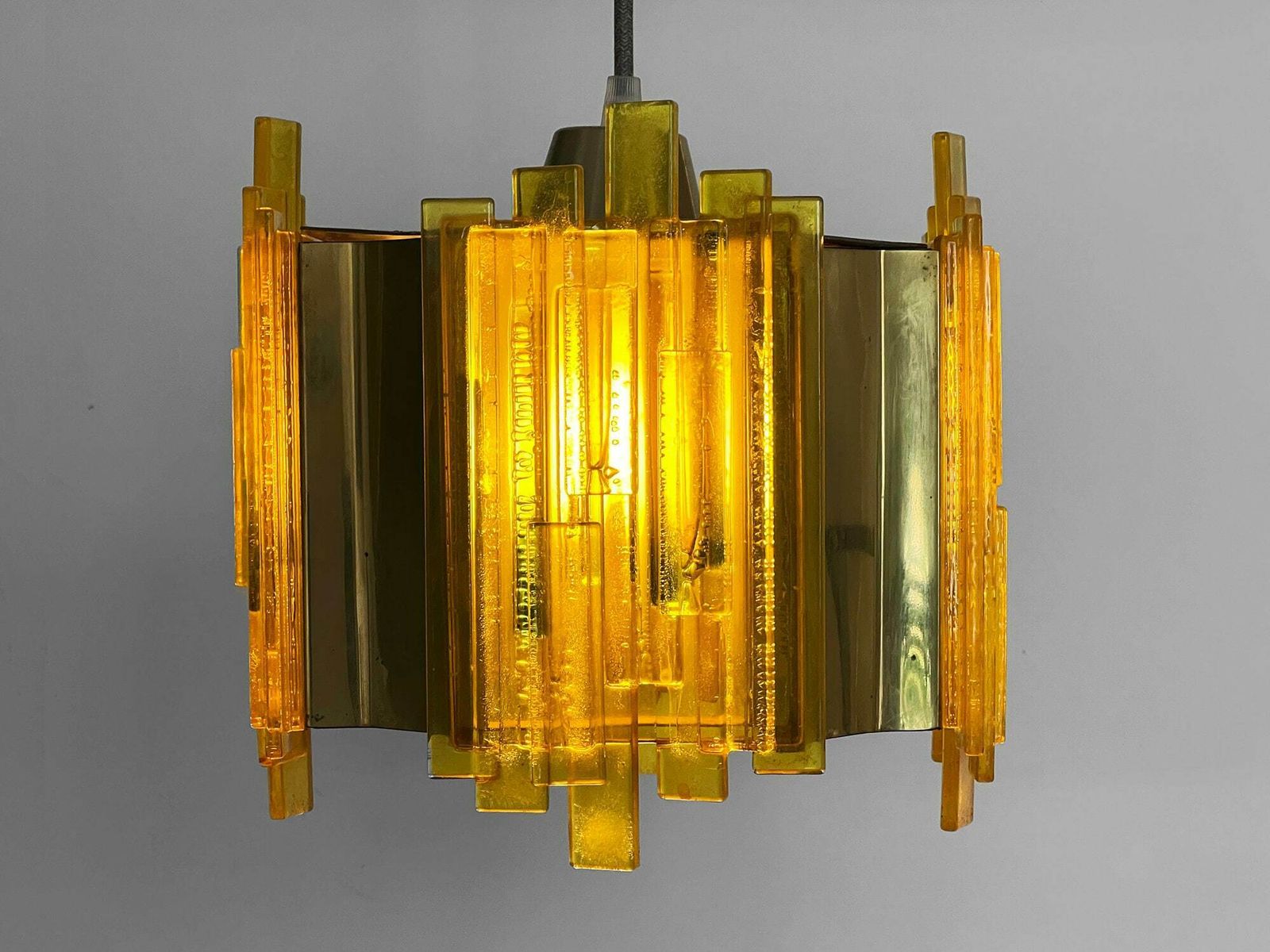 Pendant Light By Claus Bolby For Cebo Industri. Denmark 1960s photo Lighting