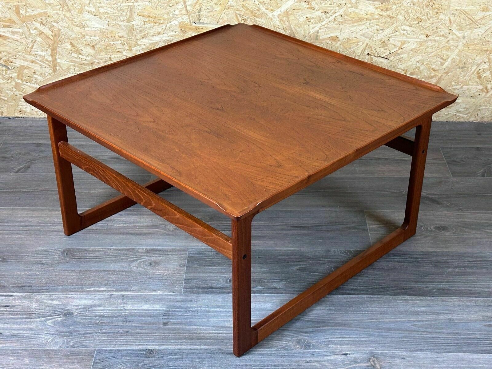 Furniture 60s 70s Teak Coffee Table Kubus By Jalk Vodder Andersen For Dyrlund Denmark photo