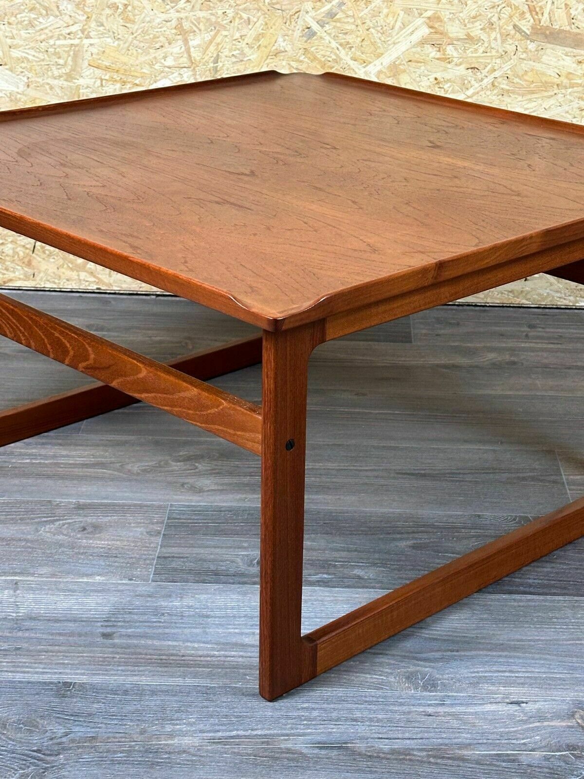 photo vinterior 60s 70s Teak Coffee Table Kubus By Jalk Vodder Andersen For Dyrlund Denmark