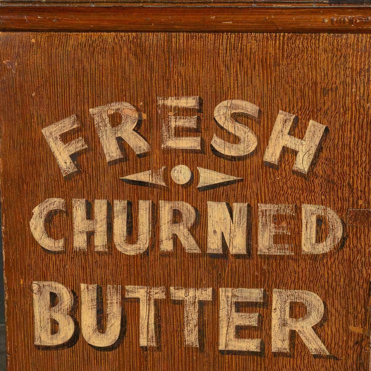 photo vintage 19th Century Victorian Dairy Store Counter / Sideboard, C.1890