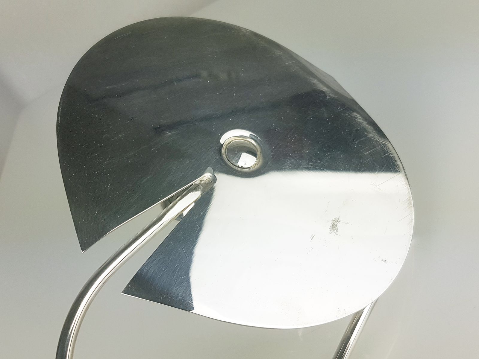 Silver Plated Metal Candleholder By Lino Sabattini, 1970s photo buy