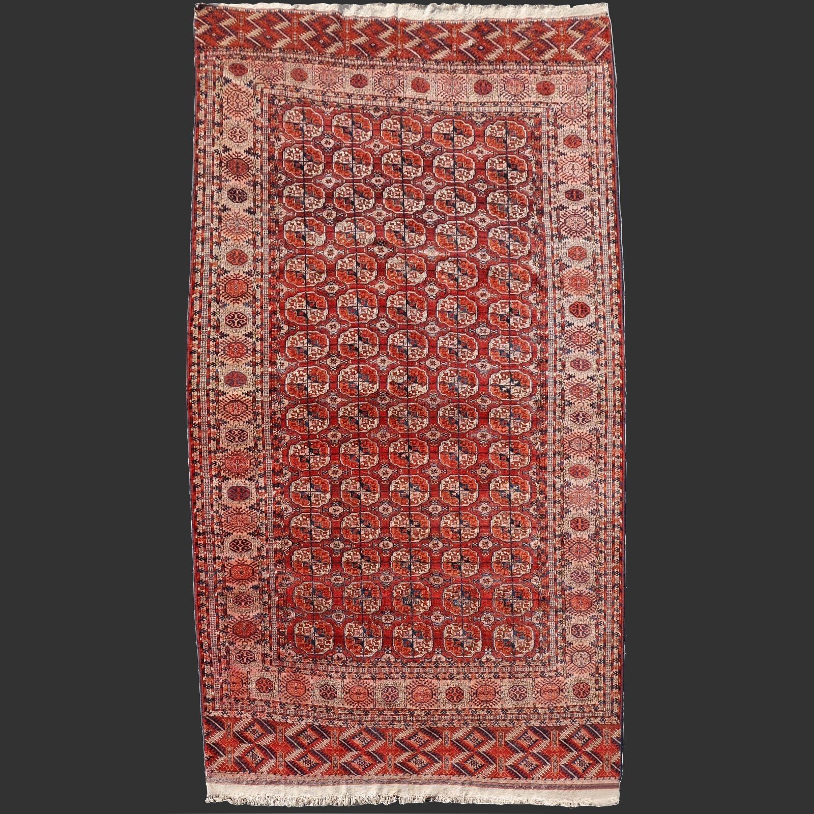 Antique Rug Turkman Tekke Bukhara Main Carpet Djoharian Collection photo furniture