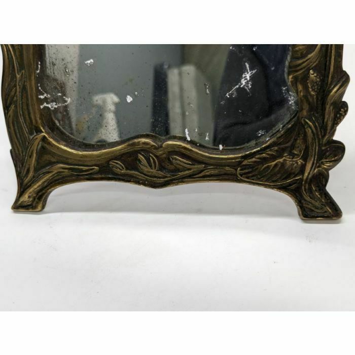Art Nouveau Bronze Table Psyche Mirror photo vinterior