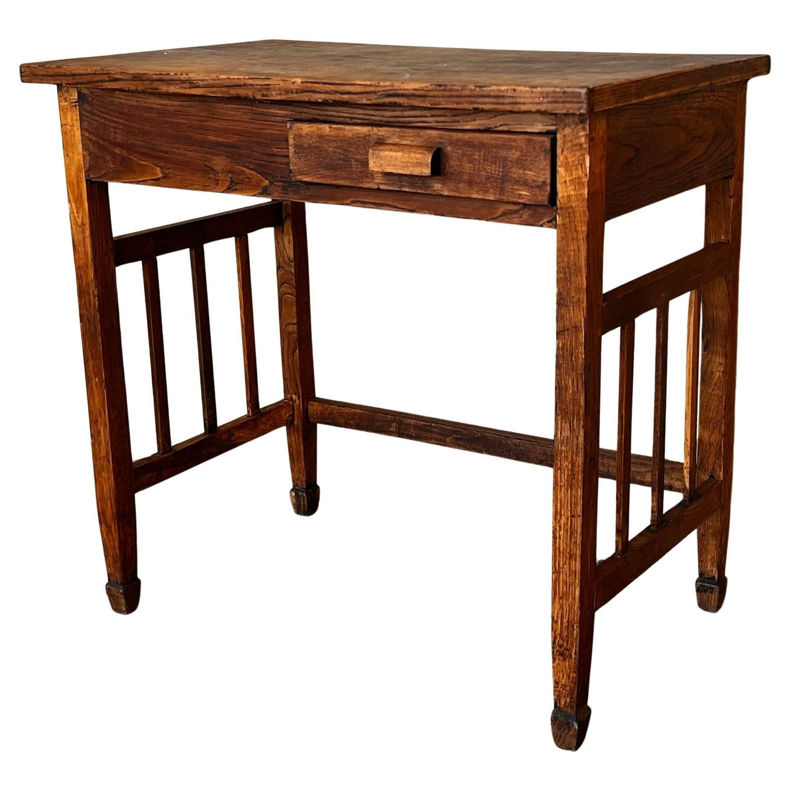 Early 19th Century Folk Art Side Table Or Desk, Scandinavia