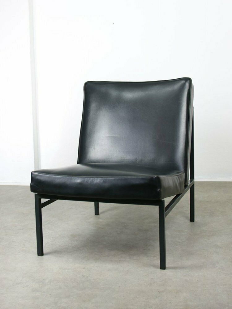 photo furniture Vintage Bauhaus Lounge Chair In Black From Stol Kamnik, 1960s