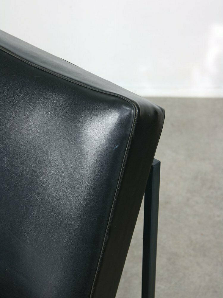 Furniture Vintage Bauhaus Lounge Chair In Black From Stol Kamnik, 1960s photo