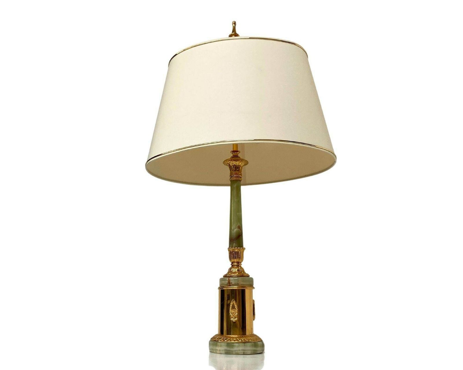 Paar Onyx Tafellampen | Grote Marmeren Lampen | Jaren 1950 photo for sale