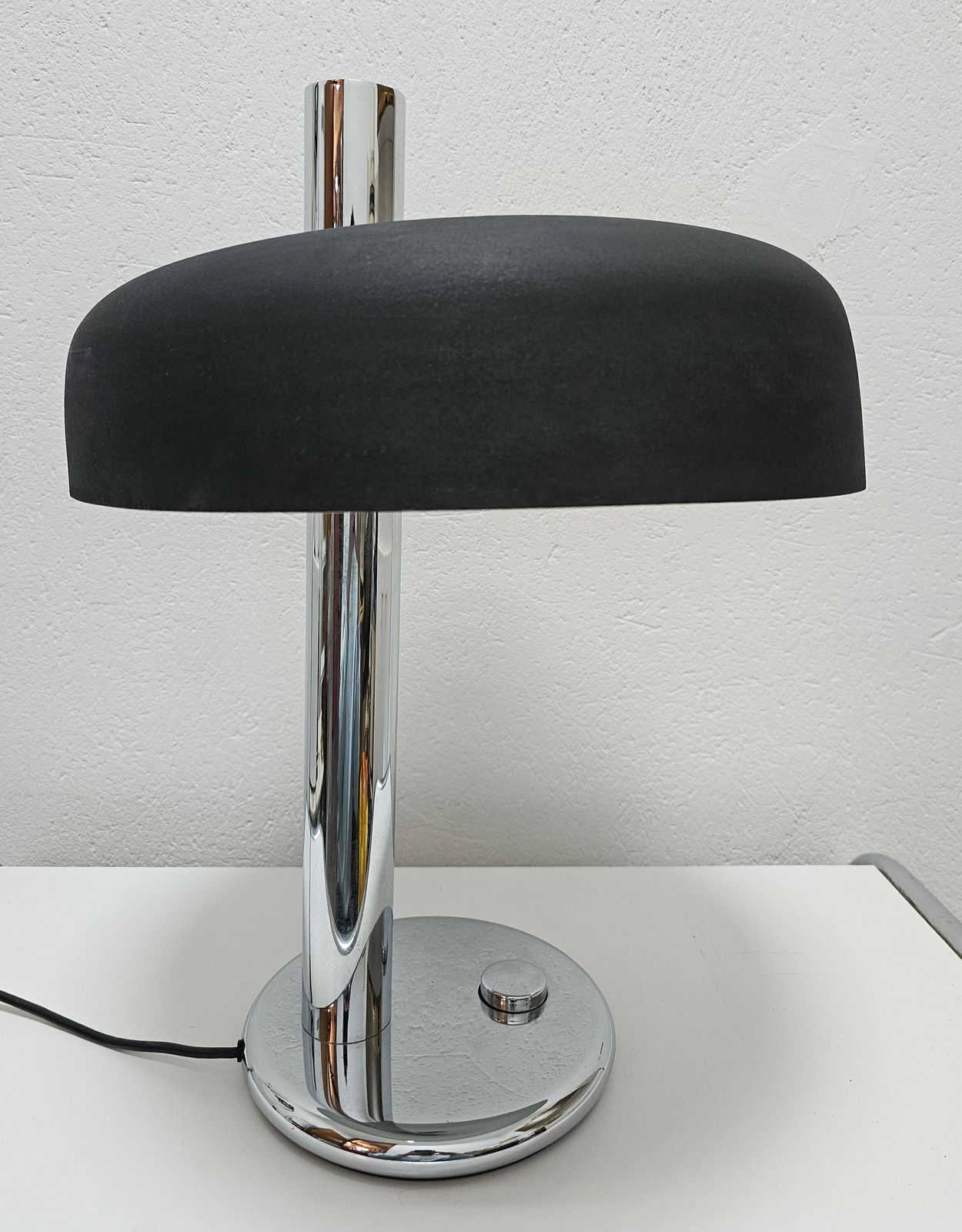 Bauhaus Style Table Lamp Model 7603 Designed By Heinz Pfaender For Hillebrand // Made In Germany In 1967
