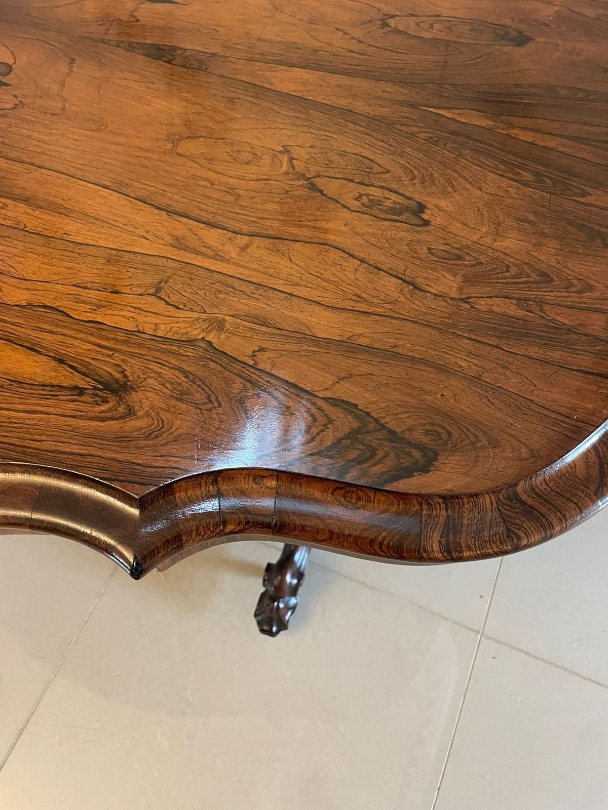 Outstanding Quality Large Antique 19th Century Rosewood Dining Table photo 5795.0