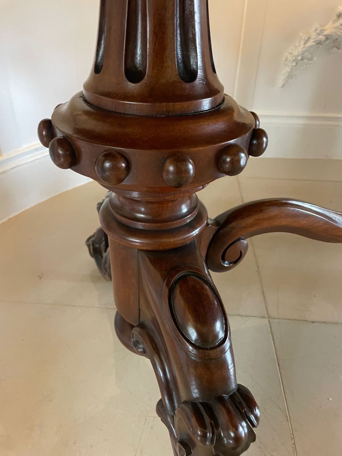 Outstanding Quality Large Antique 19th Century Rosewood Dining Table photo vintage