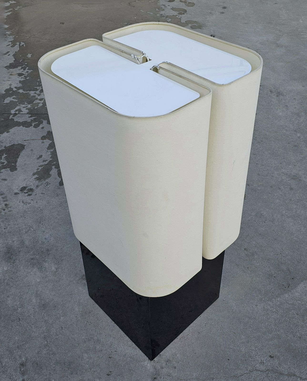 Brasilia Floor Lamp By Michel Boyer For Verre Lumière // Handmade In France In 1974 photo for sale