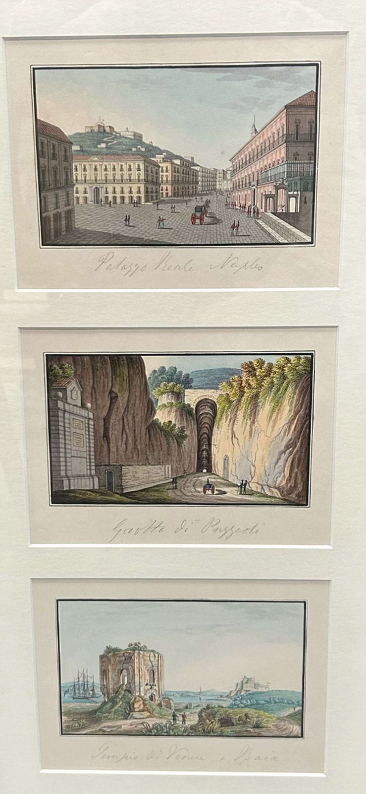 1950.0 A Wonderful Set Of Six Intricate Italian Watercolours Of Landmarks photo