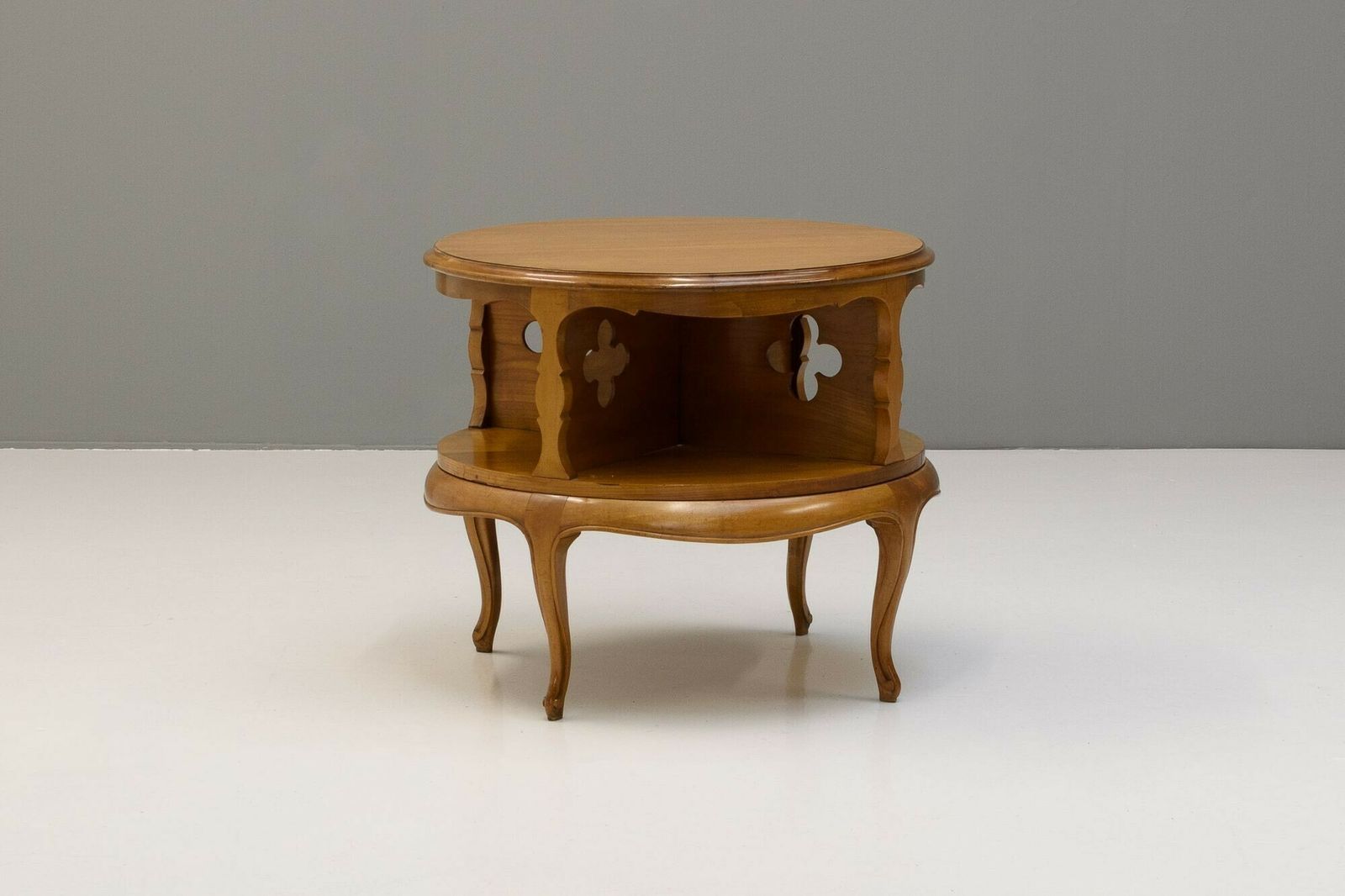 Low French Revolving Bookcase, 1930s