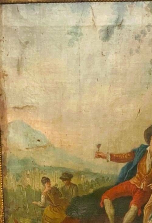 photo vinterior Louis XV Style Trumeau In Carved Wood 19th Century
