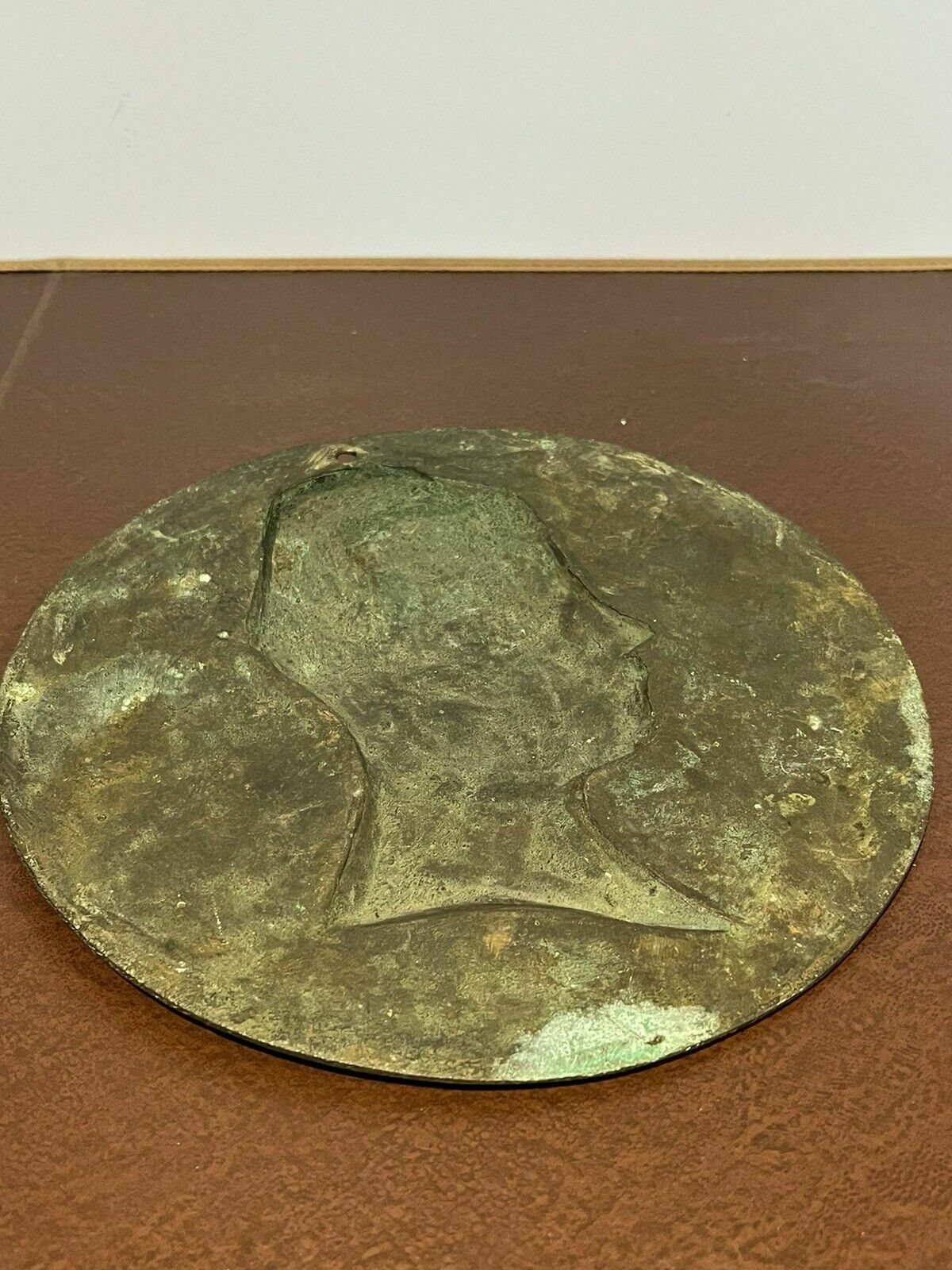 Bronze Plaque By A Jouandot 1831 1884 Of Camille Delaville   Feminist 1838 1888. photo 485.0